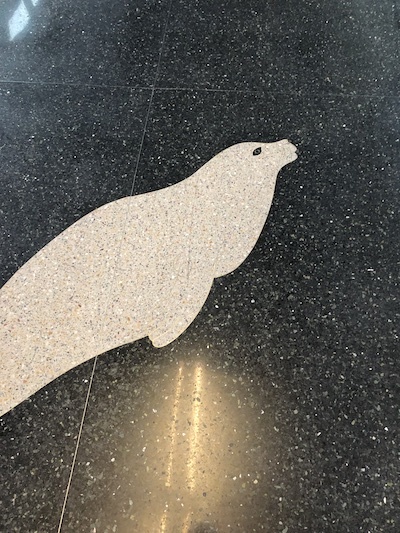 artist Jane Goldman, Logan airport